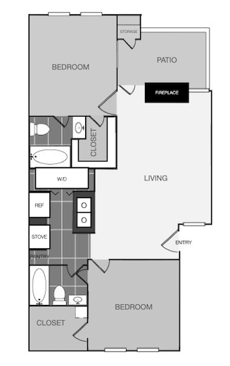 The Blake B2 Floor Plan